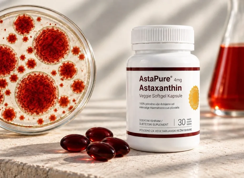 astapure astaxanthin softgels petri dish